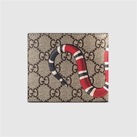 gucci supreme collab wallet|Gucci wallet snake cheap.